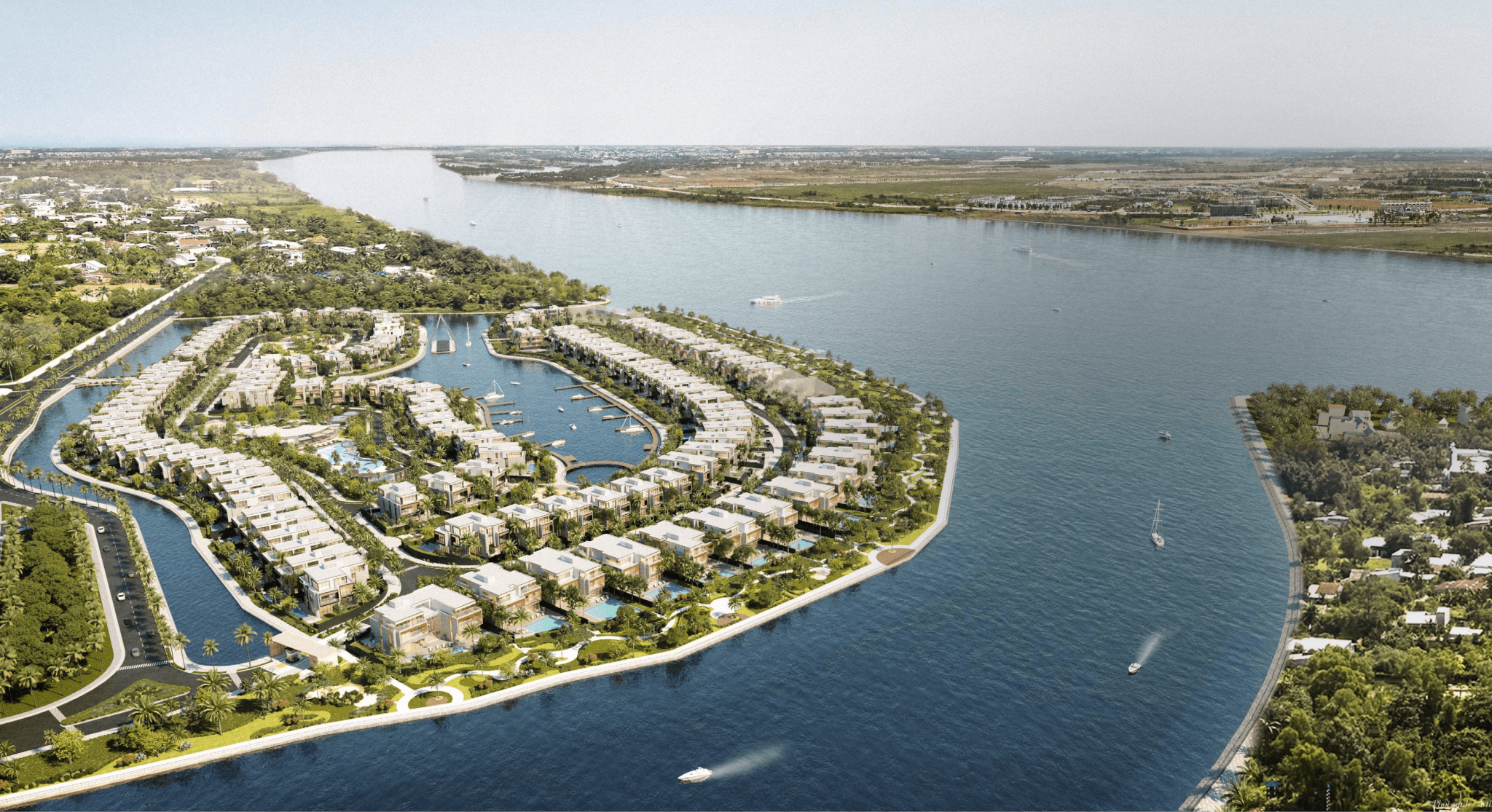 Dinh thự nổi The Rivus bên sông