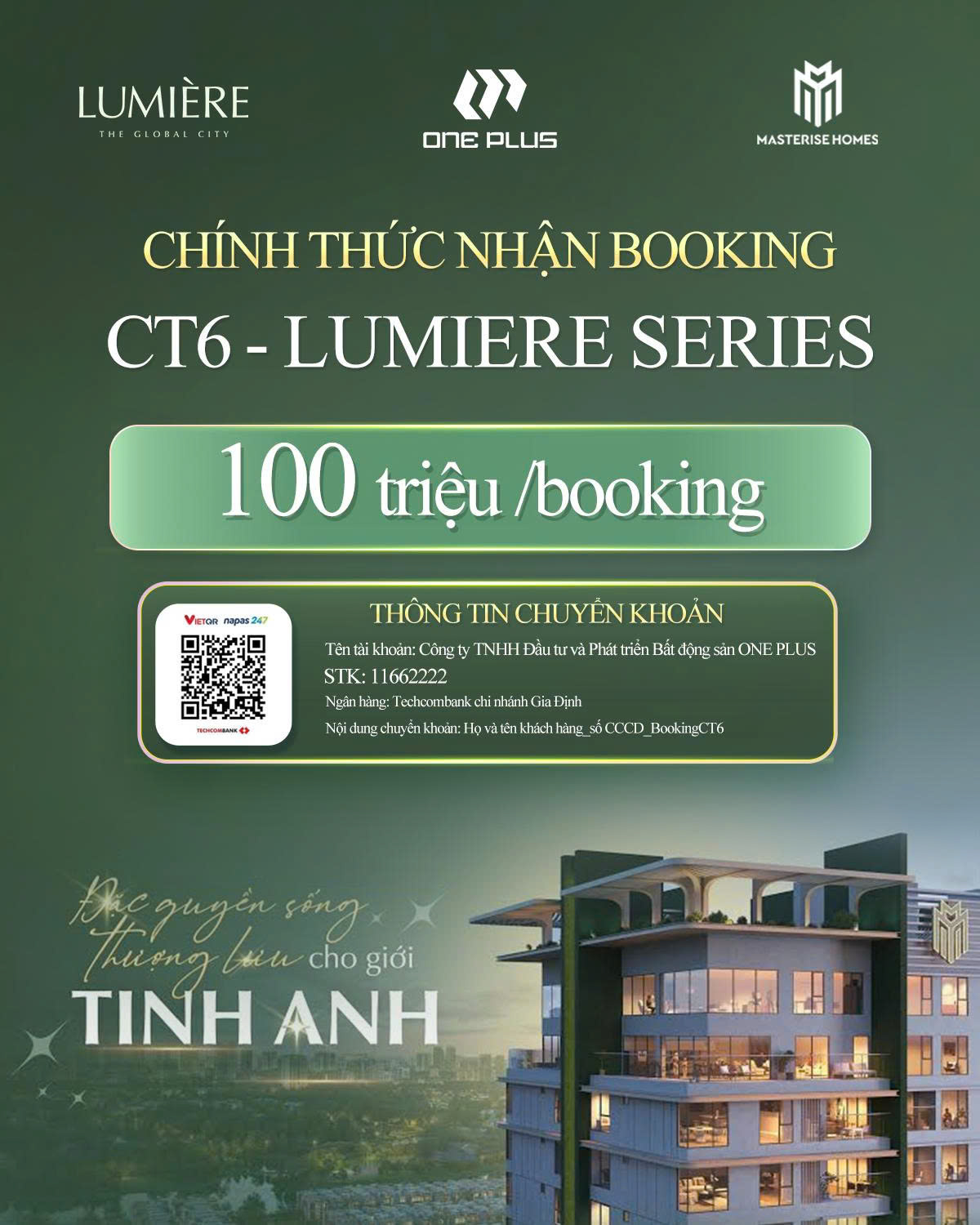 Booking CT6 Lumiere Series